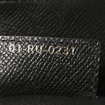 Grained Calfskin Saddle Bag Black