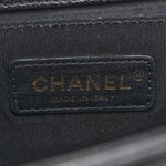 Caviar Quilted Small Boy Flap Black