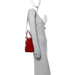 Patent Cannage Medium Lady Dior Red