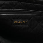 Calfskin Quilted Small Chanel 22 Black