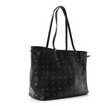 Visetos Medium Liz Reversible Shopper Tote Black