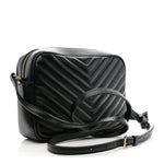 Calfskin Matelasse Monogram Lou Camera Bag Black