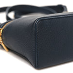 Grained Calfskin L19 Extra Pocket Pouch Navy