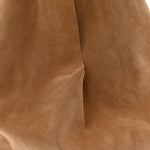 Suede Bindle Bag Warm Beige