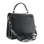 Grain De Poudre Mini Classic Monogram Cassandra Top Handle Black