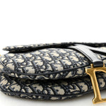 Oblique Saddle Bag Blue