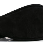 Suede Small Slouchy Banana Bag Black