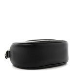 Sakai Be Green Calfskin Diagonal Stitched Mini Blondie Shoulder Bag Black