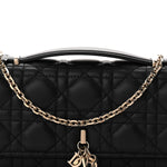 Lambskin Cannage Mini My Dior Bag Black