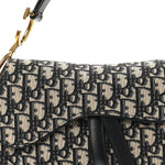 Oblique Saddle Bag Blue