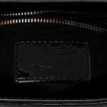 Patent Cannage Mini Lady Dior Black