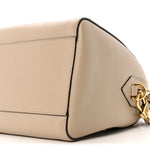 Calfskin Diana Bamboo Boston Oatmeal Vintage Green