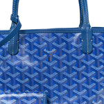 Goyardine Reversible Mini Anjou Sky Blue