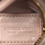 Lambskin Maxi Intrecciato Mini Cassette Camera Bag Macaroon