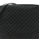 Microguccissima Mini Bree Messenger Bag Black