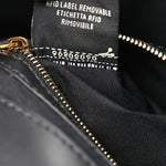 Nappa FF 1974 Embossed Large Baguette Black