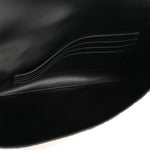 Nappa Intrecciato Long Andiamo Top Handle Clutch Black