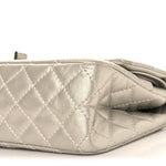 Metallic Lambskin Quilted 2.55 Reissue 225 Flap Silver