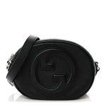 Sakai Be Green Calfskin Diagonal Stitched Mini Blondie Shoulder Bag Craclet Brown