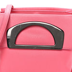 Grained Calfskin Passage Messenger Pink