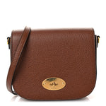 Natural Grained Calfskin Small Darley Satchel Oak