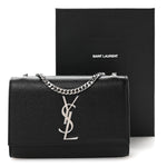 Grain De Poudre Small Monogram Kate Satchel Black