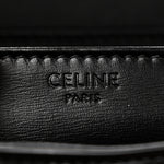 Calfskin Besace Clea Chain Triomphe Black