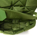 Nylon Intrecciato Padded Tech Mini Cassette Belt Bag Avocado