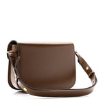 Azalea Calfskin Horsebit 1955 Shoulder Bag  Brown Sugar