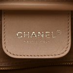 Calfskin Large Bowling Bag Beige