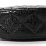 Caviar Quilted Other Shape With Chain Black