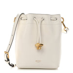 Soft Shiny Calfskin Mini Bon Bon N/S Bucket Bag Latte