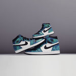 Air Jordan 1 High OG (PS) "Tie-Dye" - White/Black/Aurora Green