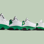 Air Jordan 13 Retro "Lucky Green" - White/Black