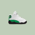 Air Jordan 13 Retro (TD) "Lucky Green" - White/Black