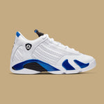 Air Jordan 14 Retro (GS) - White/Hyper Royal