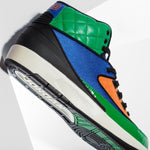 Womens Air Jordan 2 Retro "Rivals" - Action Black/Black/Cosmic Purple