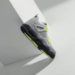 Air Jordan 4 Retro "Neon" (GS) - Cool Grey/Volt/Wolf Grey/Anthracite