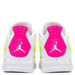 Air Jordan 4 Retro SE (PS) "Lemon Venom" - White/Pink Blast