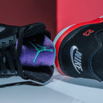 Air Jordan 5 Retro (PS) "Top 3" - Black/New Emerald/Fire Red/Grape Ice