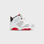 Air Jordan 6 Retro (TD) "Hare" - Neutral Grey/Black/White/True Red