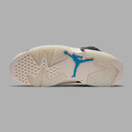 Women's Air Jordan 6 Retro "Light Smoke" - Black/Chrome