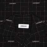 Logo Open Collar Shirt - Black