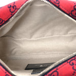 Monogram Multicolor Matelasse Diagonal Small GG Marmont Chain Shoulder Bag Red Blue