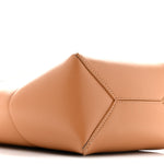 Shiny Calfskin Mini Puzzle Fold Tote Warm Desert
