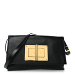 Calfskin Natalia Convertible Clutch Black