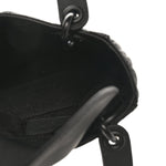 Ultra Matte Calfskin Cannage Mini Lady Dior Black