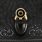 New Canvas Charisma Calfskin Crystal GG Monogram Mini Jackie 1961 Hobo Black