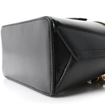 Box Calfskin Antigona Mini Vanity Bag With Chain Black