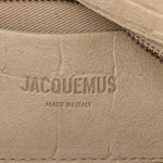 Suede Crocodile Embossed Le Petit Turismo Ivory